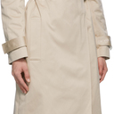 1017 ALYX 9SM Beige Double-Breasted Trench Coat