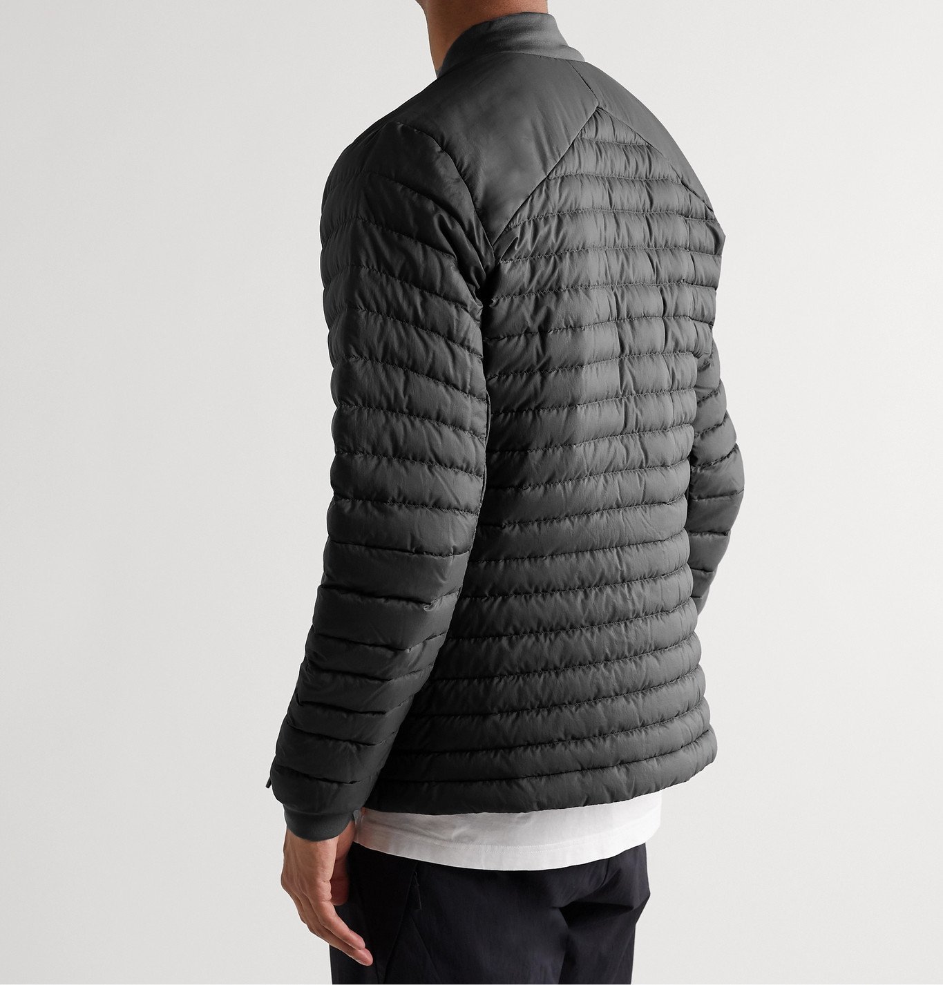 Veilance - Conduit LT Slim-Fit Quilted Nylon-Ripstop Down Jacket - Gray ...