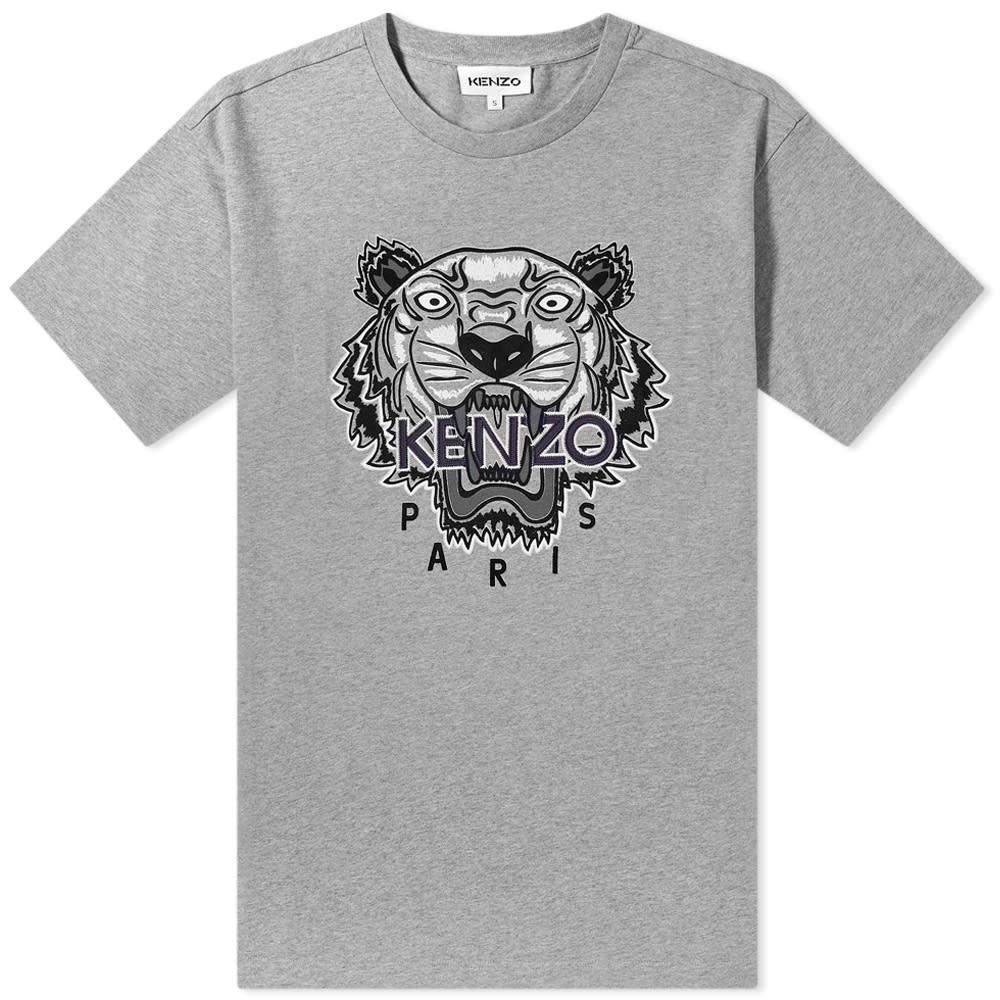 kenzo embroidered tiger t shirt