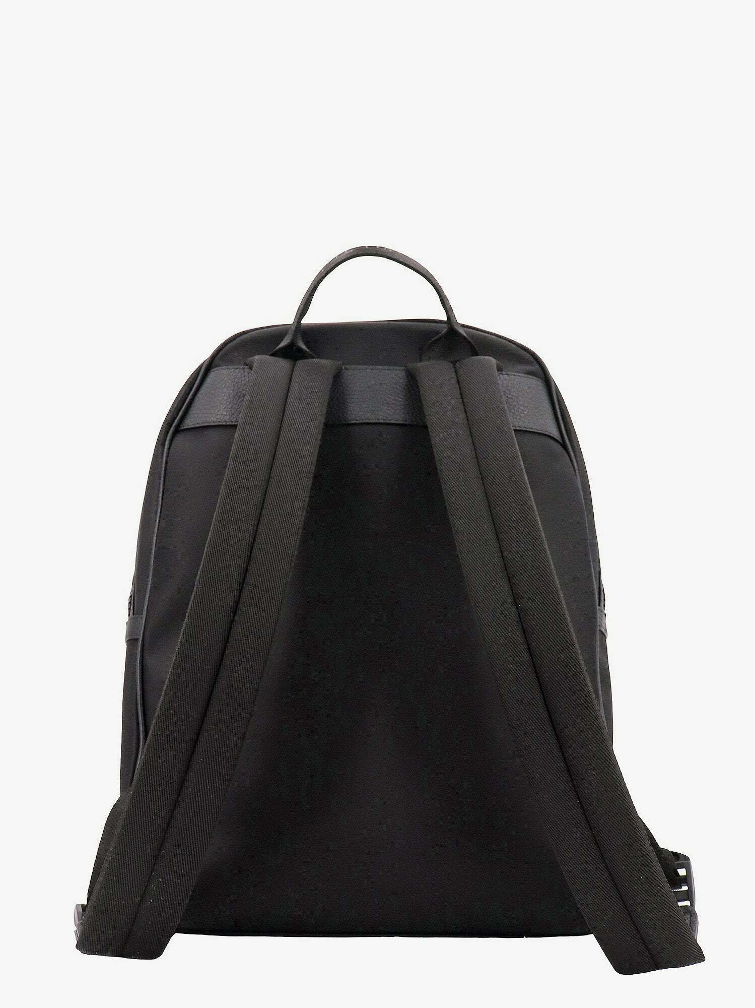 Kiton Ciro Paone Backpack Black Mens Kiton