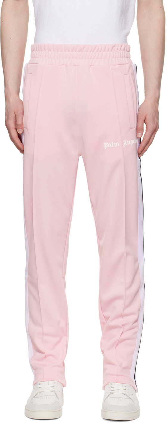 Palm Angels Pink Logo Lounge Pants Palm 