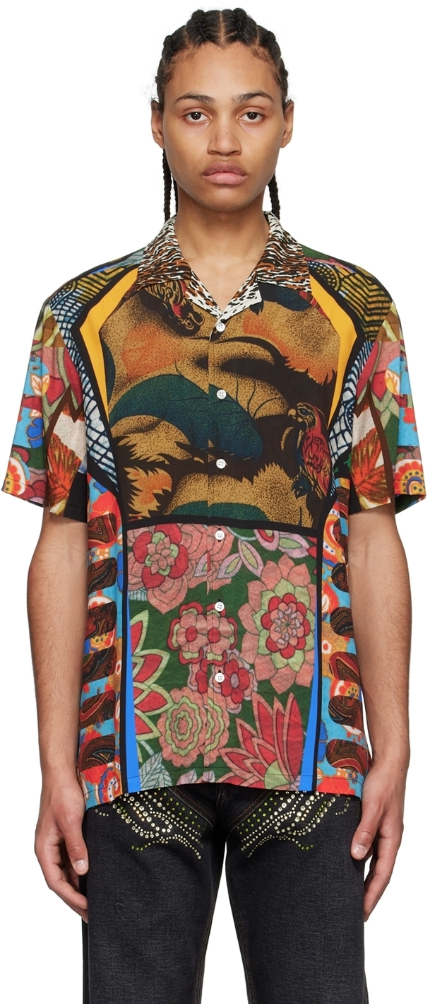 Phipps Mulitcolor Bowling Shirt Phipps