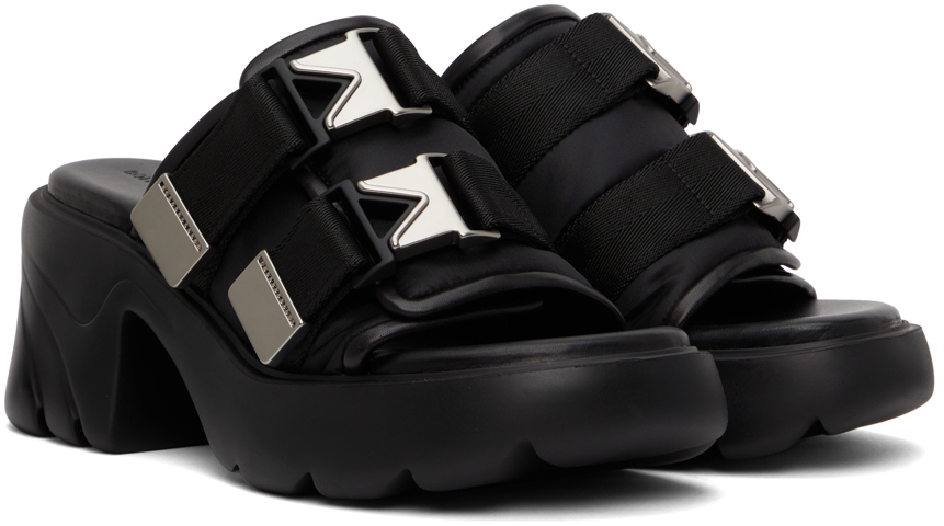 Bottega Veneta Black Flash Heeled Sandals Bottega Veneta