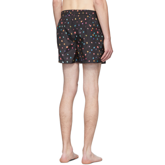 Paul Smith SSENSE Exclusive Black Polka Dot Swim Shorts Paul Smith