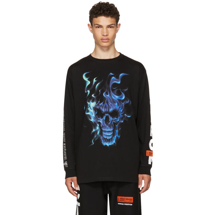 heron preston skull shirt