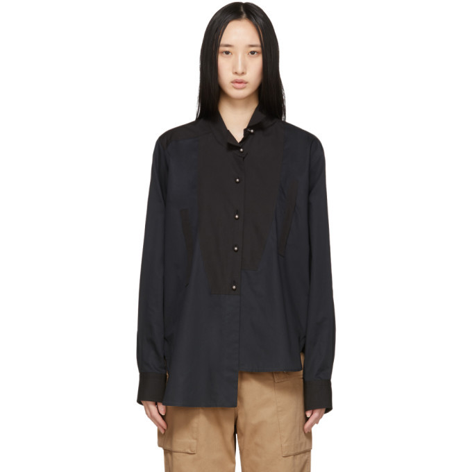 Loewe Black Pearls Asymmetric Shirt Loewe