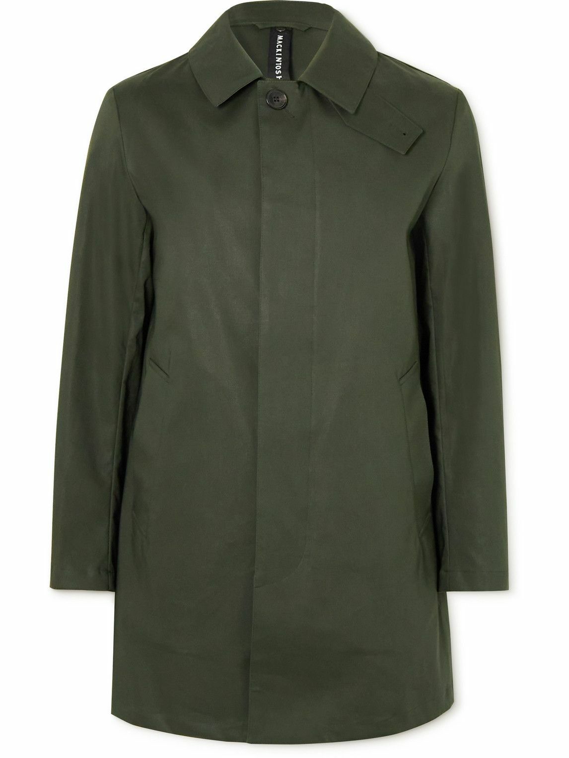 Mackintosh - Cambridge Bonded Cotton Trench Coat - Green Mackintosh