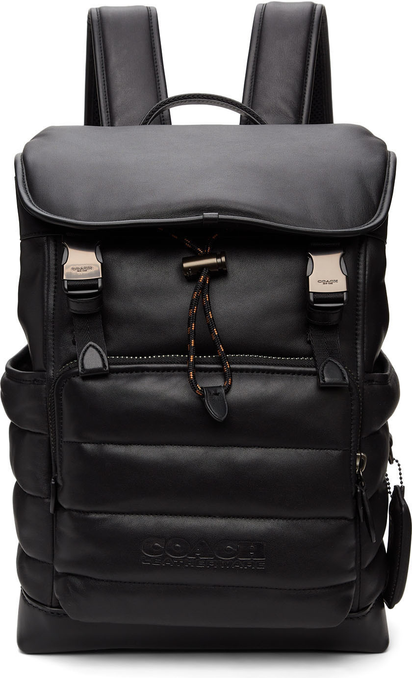 Coach 1941 Black Quilted League Backpack Coach 1941