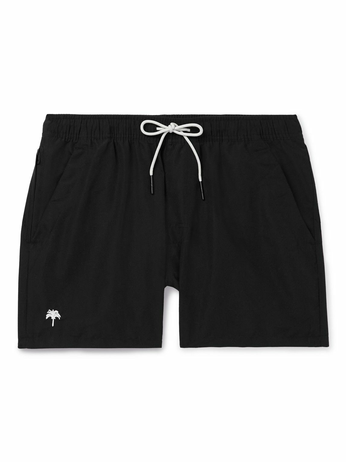Photo: OAS - Straight-Leg Short-Length Swim Shorts - Black