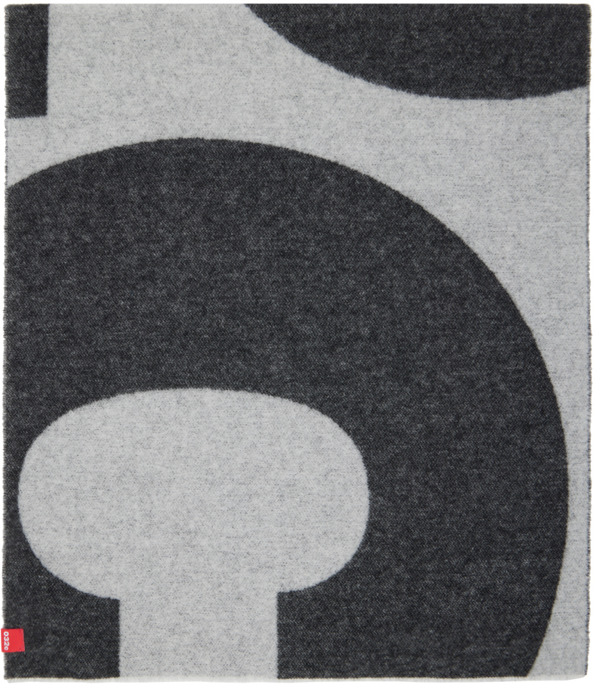 032c Gray Logo Scarf