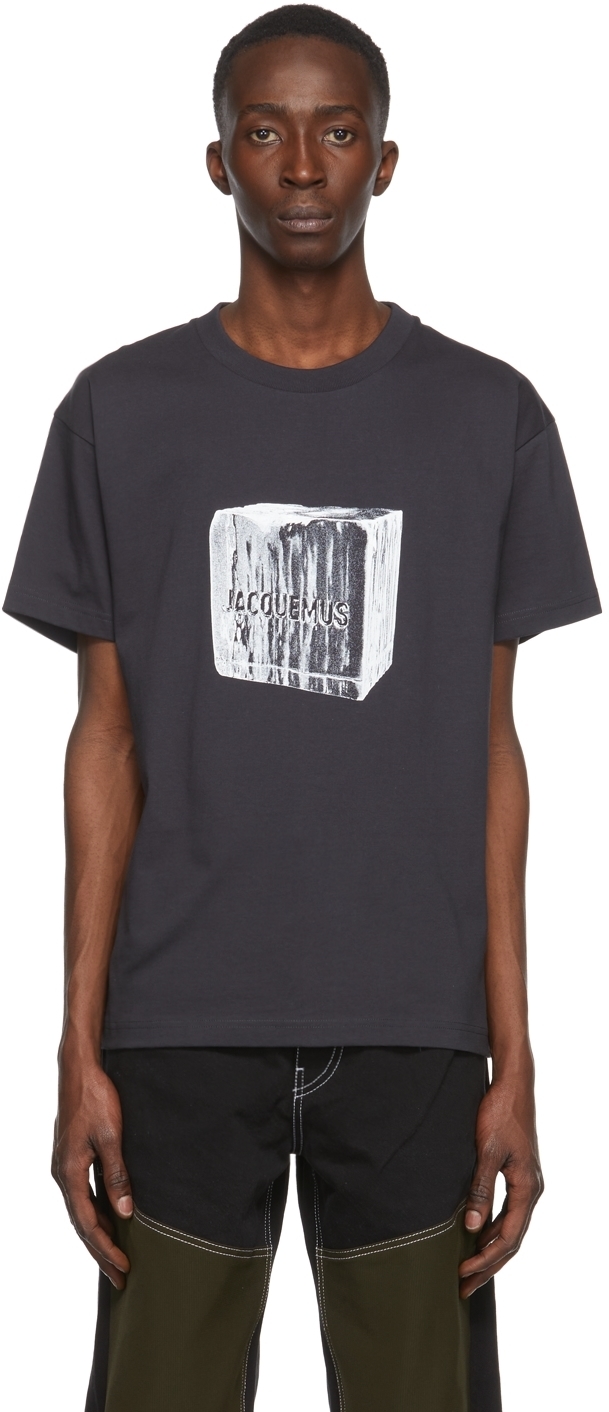 Jacquemus Navy 'Le T-Shirt Glaçon' T-Shirt Jacquemus