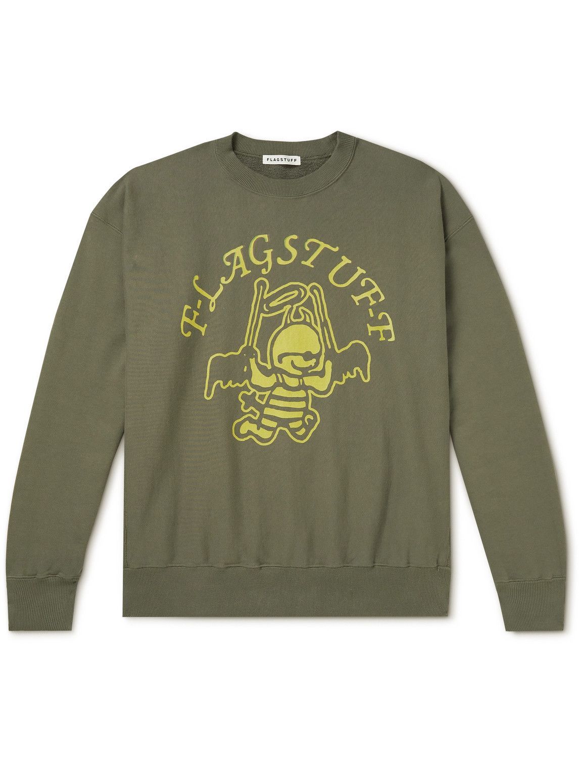 Flag Fleece Sweatshirt Green - Unisex main image 1