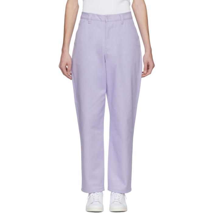 Acne Studios Purple Aleq Trousers Acne 