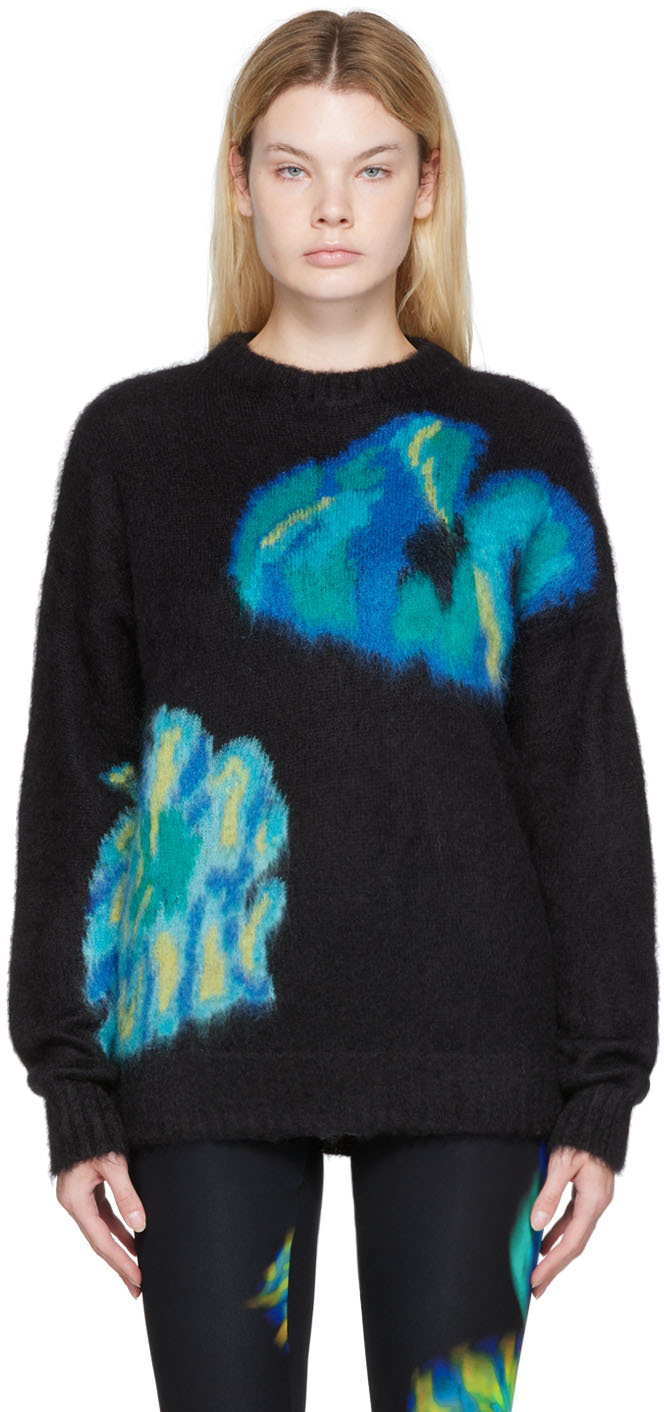 Nina Ricci Black Jacquard Sweater Nina Ricci