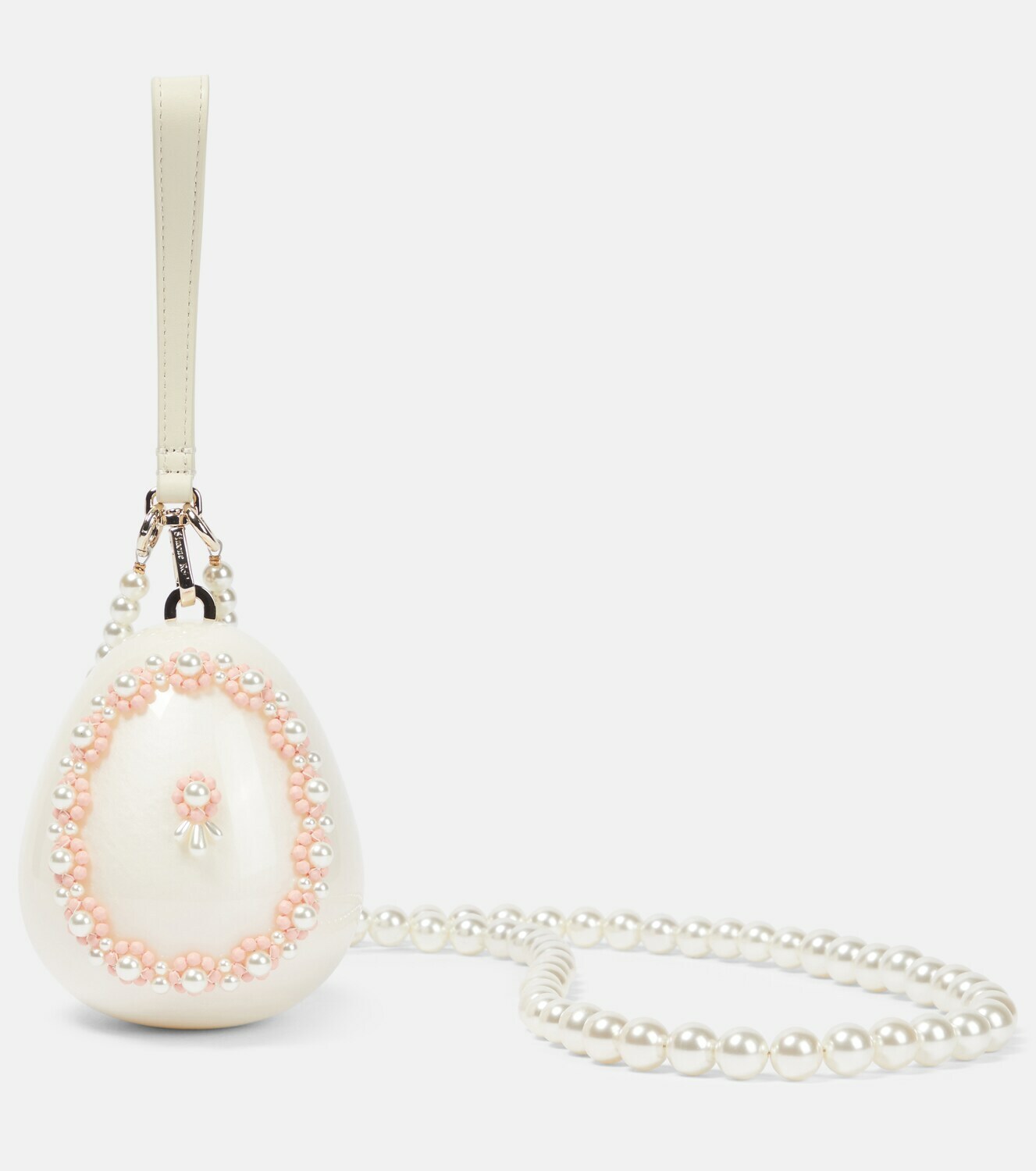 Simone Rocha - Micro Egg pearl-embellished clutch Simone Rocha