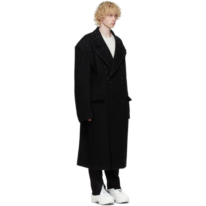 black felt coat