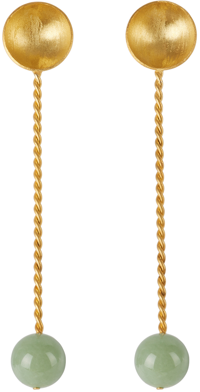 Natalia Criado Gold Torch Sugar Spoon Set