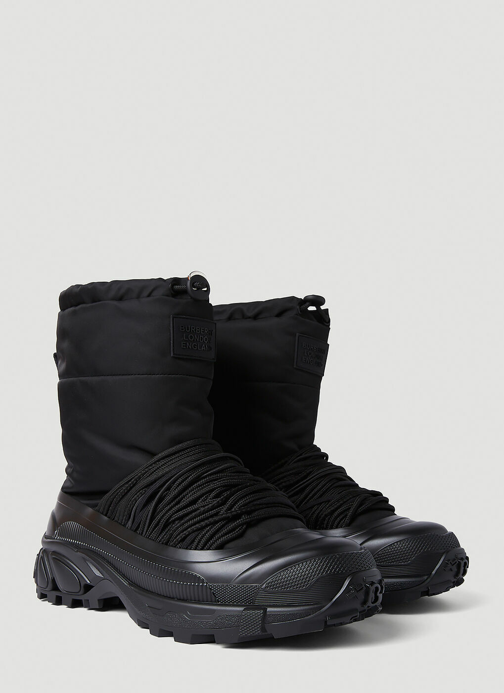 Arthur Puffy Ankle Boots in Black Burberry