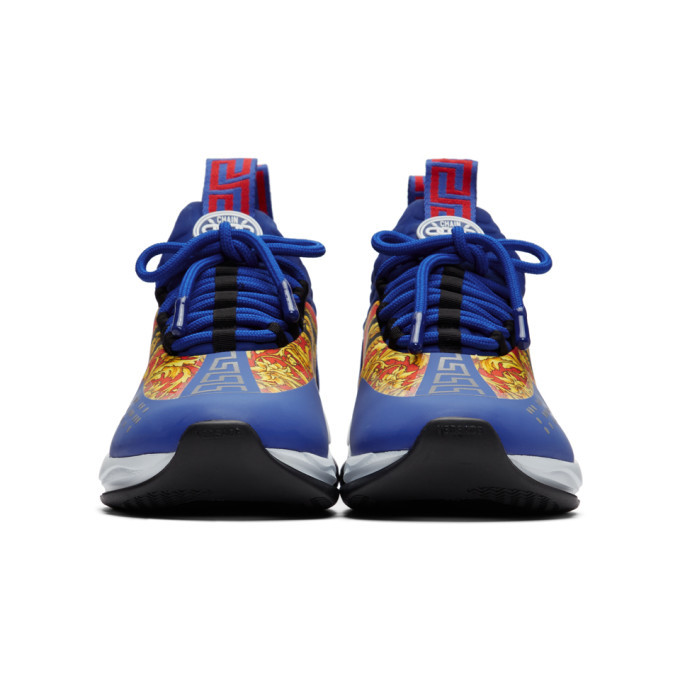 Cross Chain Reaction Sneakers Versace