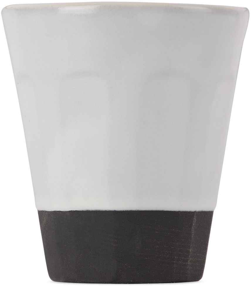 Photo: BKLYN CLAY SSENSE Exclusive White Faceted Tumbler