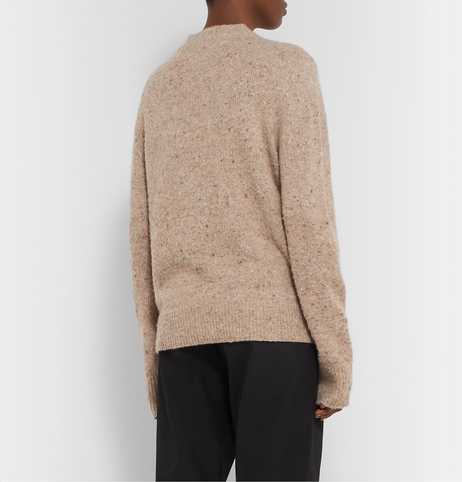 Acne Studios - Peele Donegal Wool-Blend Sweater - Brown Acne Studios