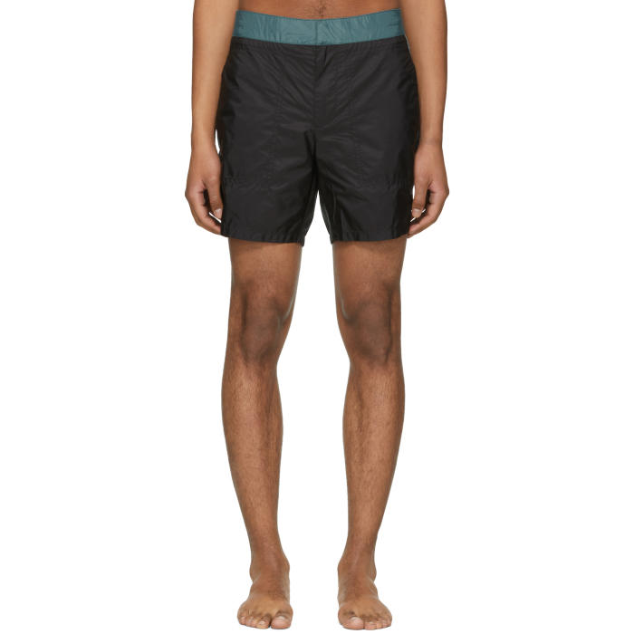 prada nylon swim shorts