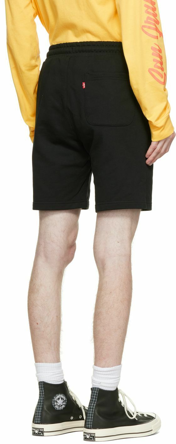 Levi's Black Cotton Shorts