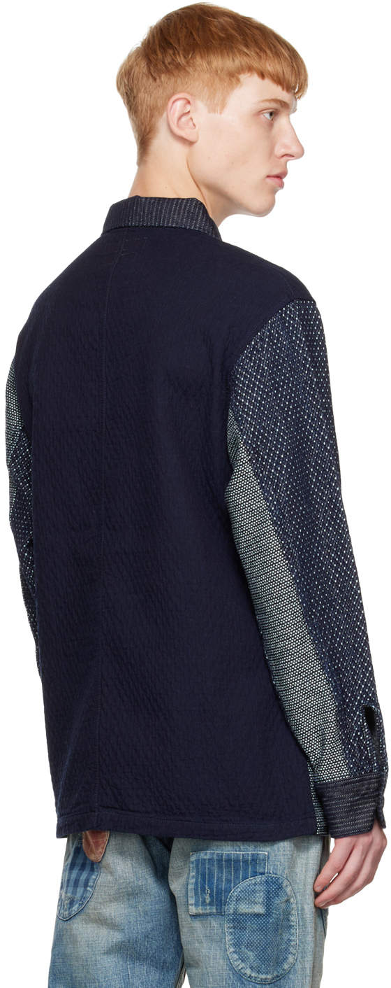 FDMTL Blue Boro Patchwork Shirt FDMTL