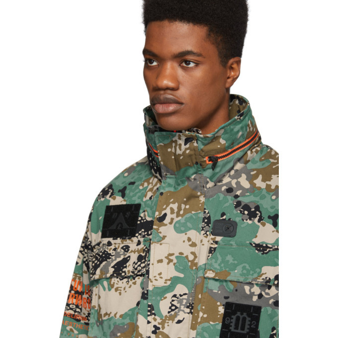 diesel toucha camo jacket mens