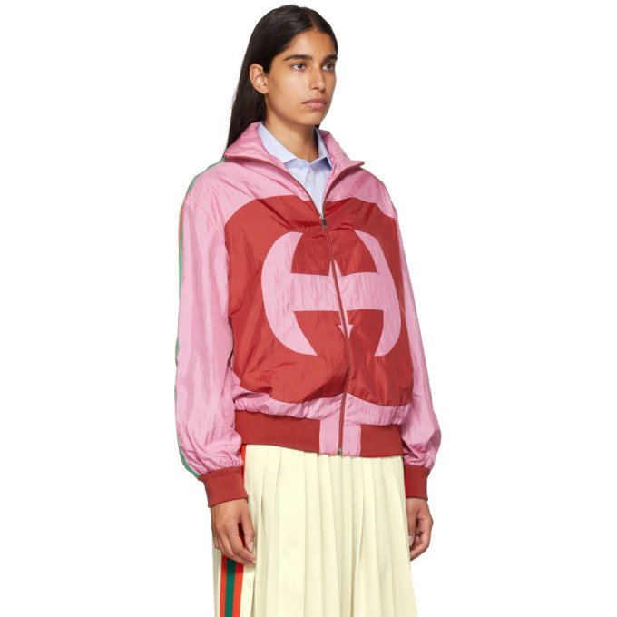 gucci pink track jacket