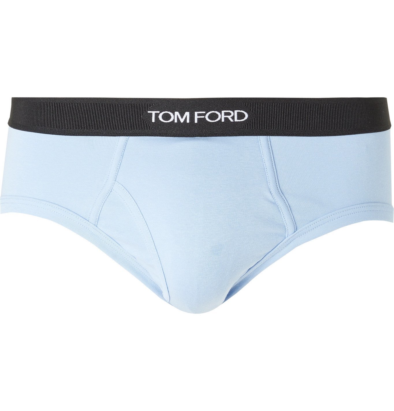 TOM FORD - Stretch-Cotton Jersey Briefs - Blue TOM FORD
