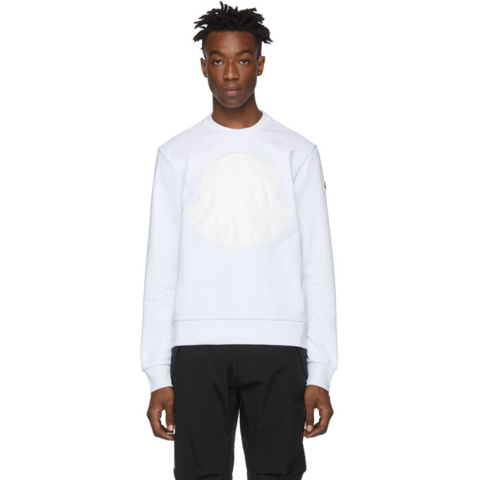 moncler logo patch sweatshirt