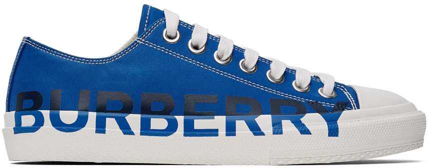 burberry blue sneakers