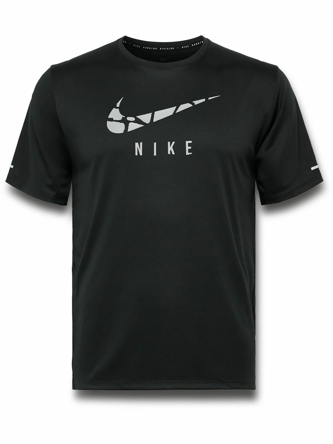 Photo: Nike Running - Run Division Logo-Print Dri-FIT T-Shirt - Black
