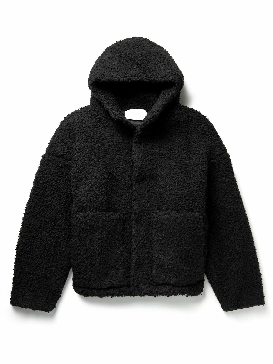 1017 ALYX 9SM - Polar Fleece Hooded Jacket - Black