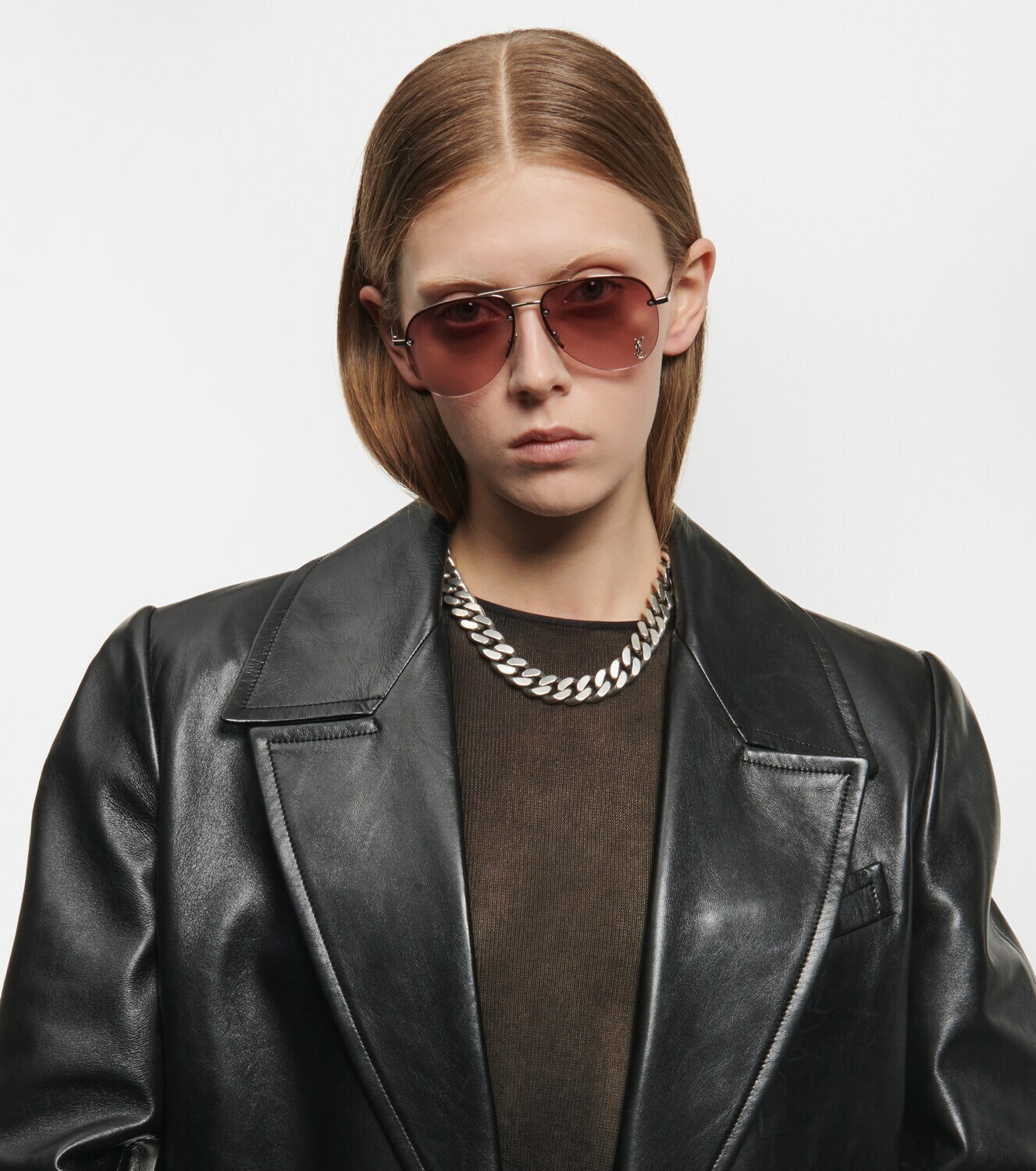 saint laurent classic 11 aviator sunglasses