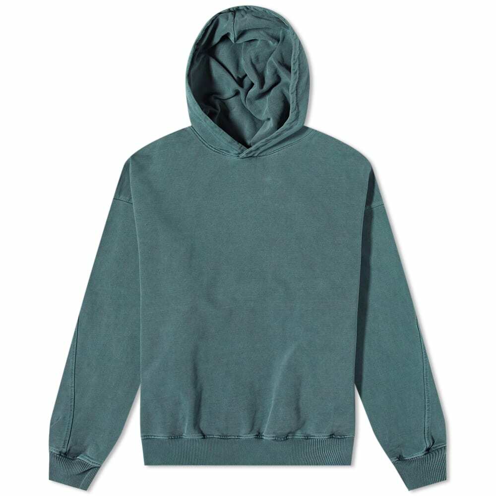 Cole Buxton Men's Warm Up Hoody in Washed Green Cole Buxton