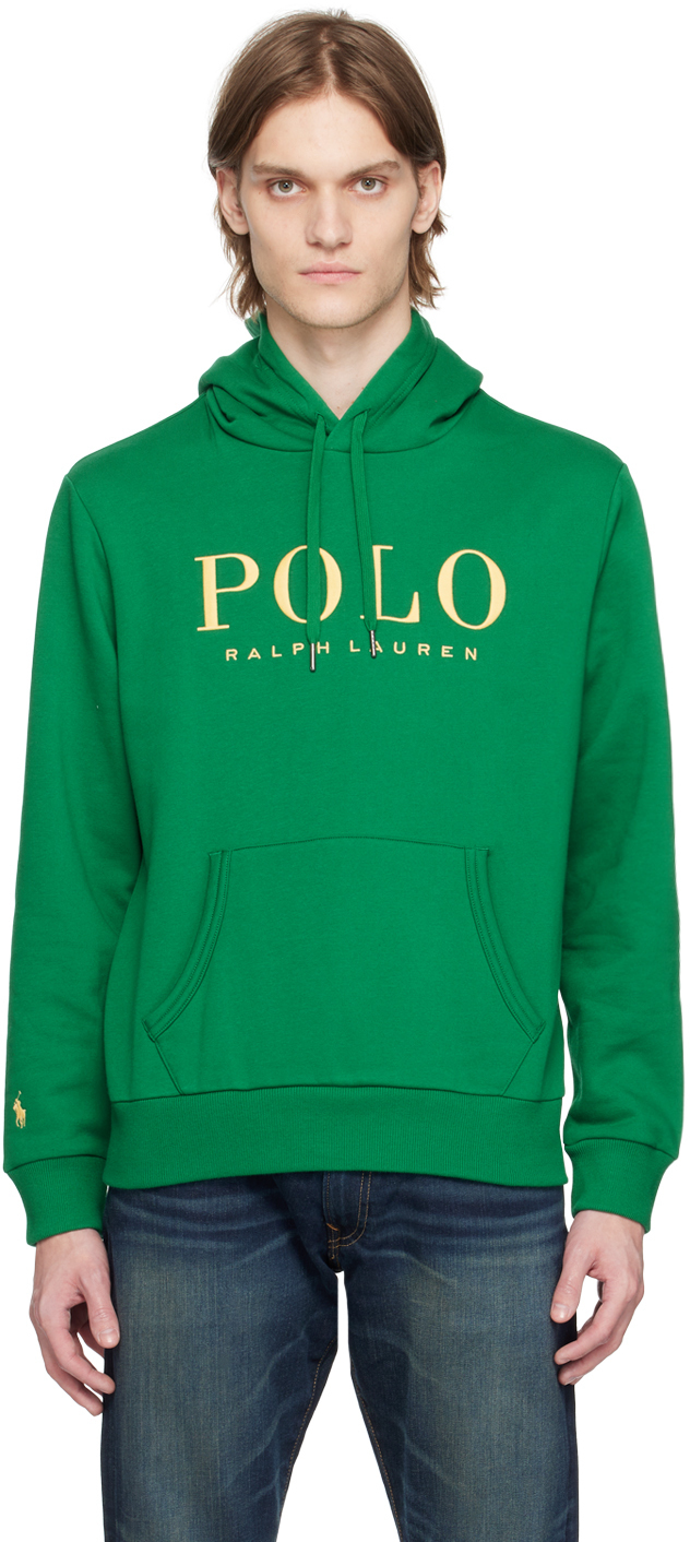 Polo Ralph Lauren Green Embroidered Hoodie Polo Ralph Lauren