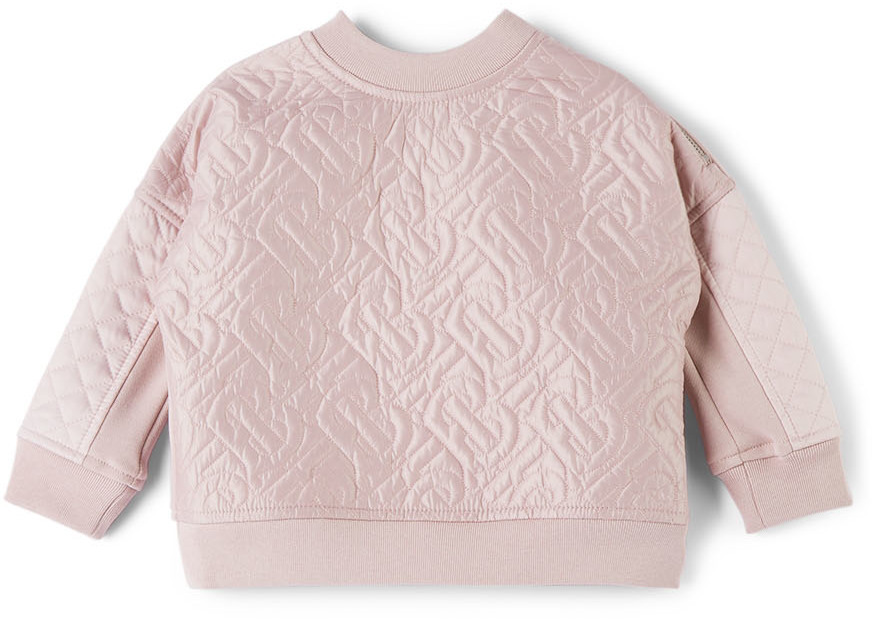 Burberry Baby Pink Quilted Timothie Sweatshirt