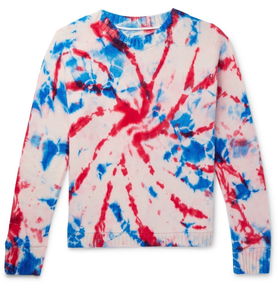 elder statesman tie dye sweater