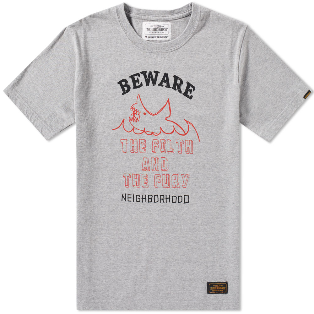 Neighborhood Beware Shark Tee Neighborhood Neighborhood Beware Shark Tee Neighborhood