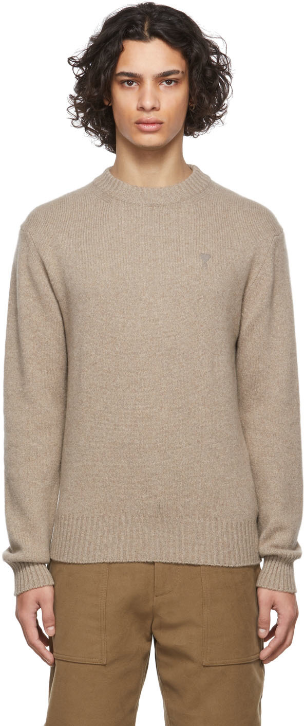taupe cashmere sweater