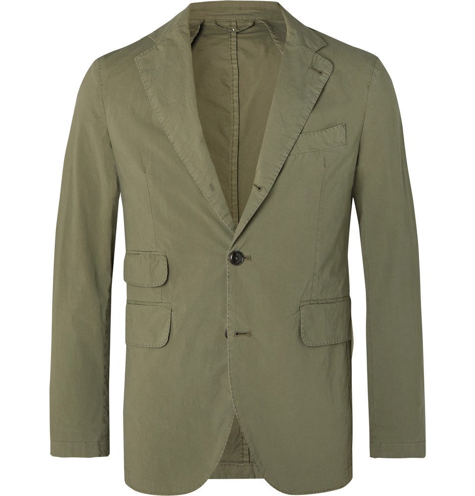 olive green slim suit