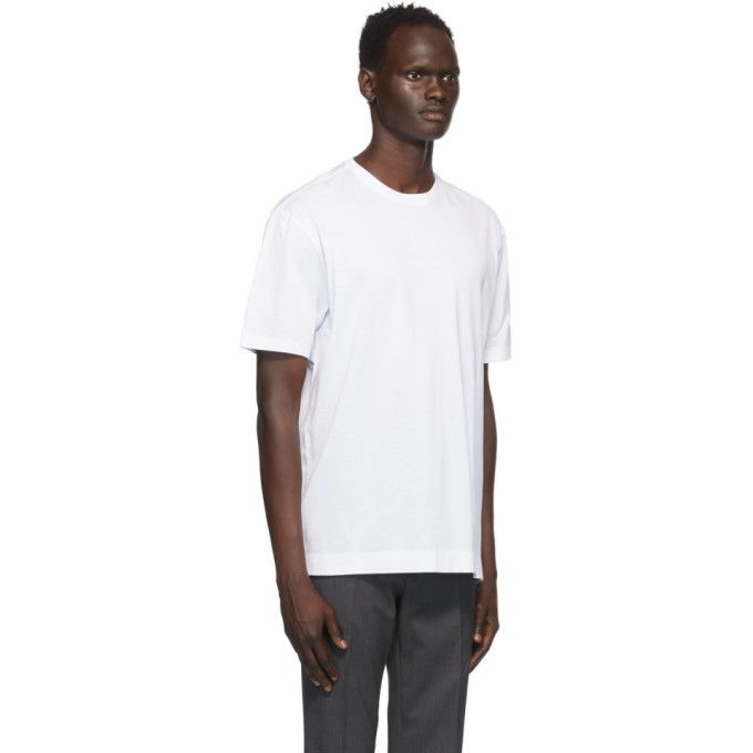 Z Zegna White Cotton Jersey Oversized T-Shirt Z Zegna