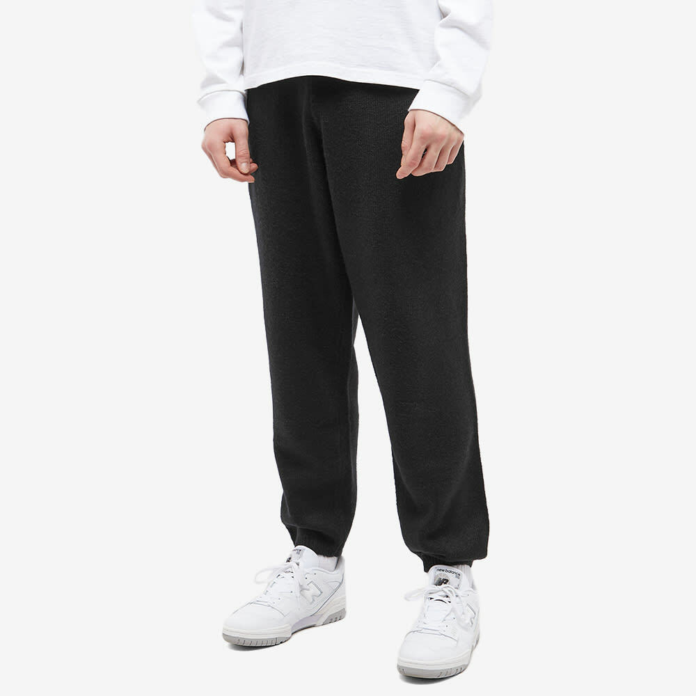 MKI Men's Mohair Blend Knit Sweat Pant in Black MKI Miyuki-Zoku