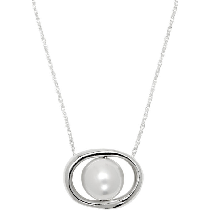 Sophie Buhai Silver Pearl Orb Pendant 