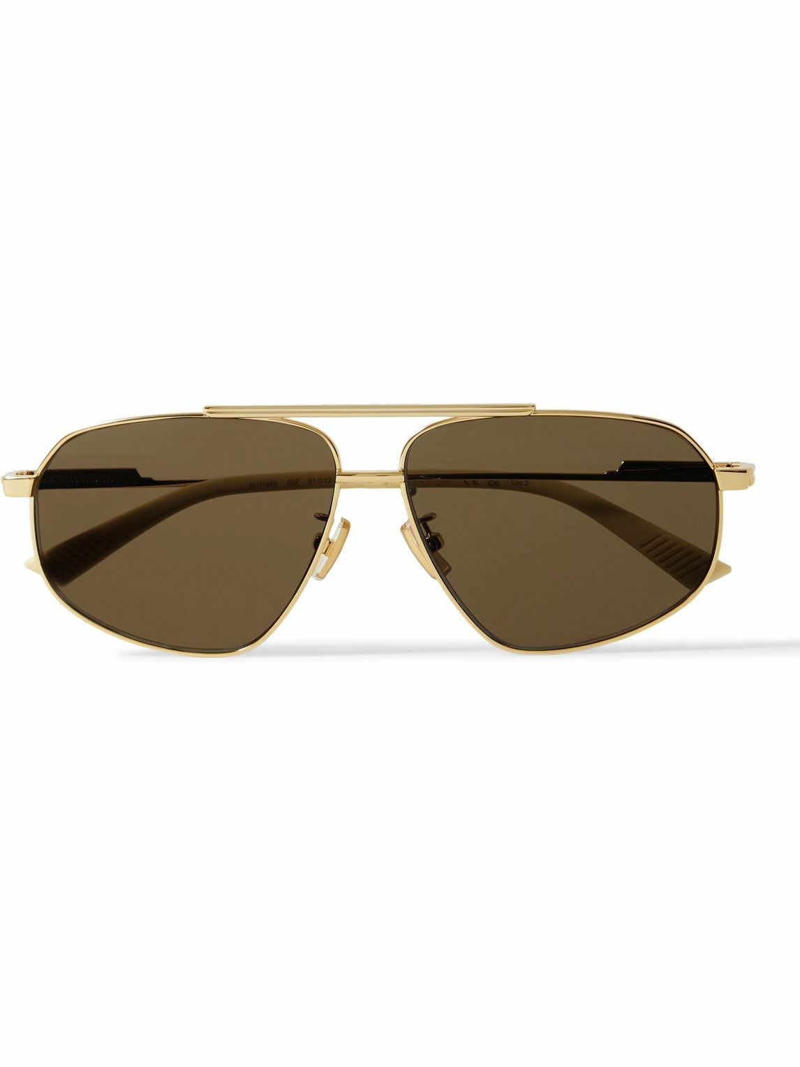 Bottega Veneta - Aviator-Style Gold-Tone Sunglasses Bottega Veneta