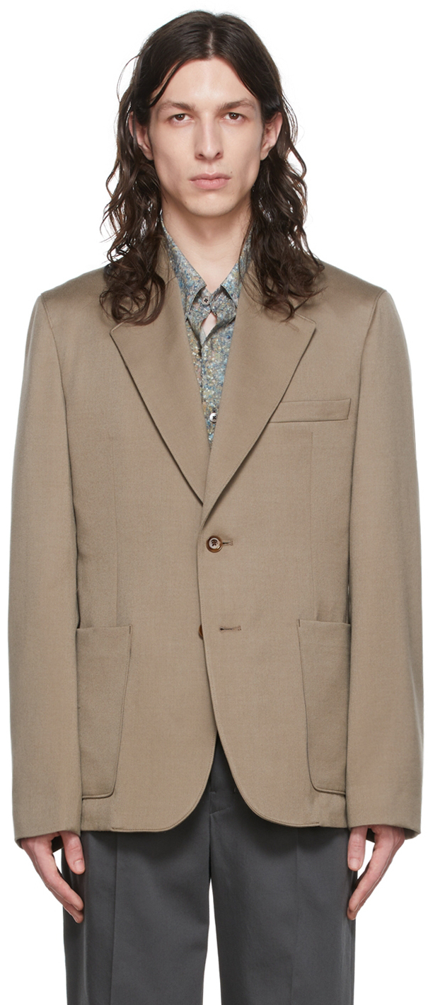 Lemaire Taupe Wool Blazer Lemaire
