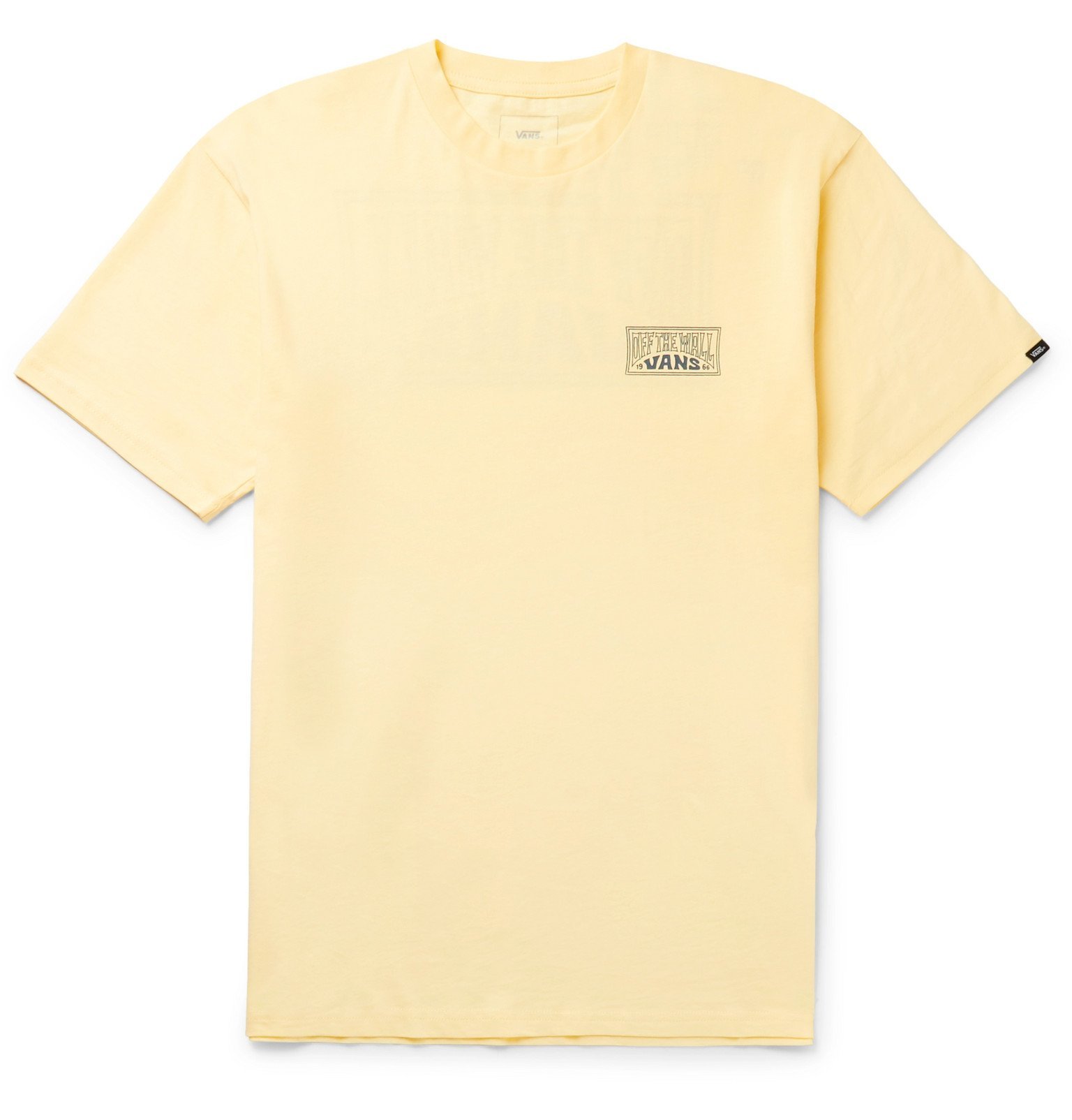 monarki belønning Sinewi Vans - Logo-Print Cotton-Jersey T-Shirt - Yellow Vans