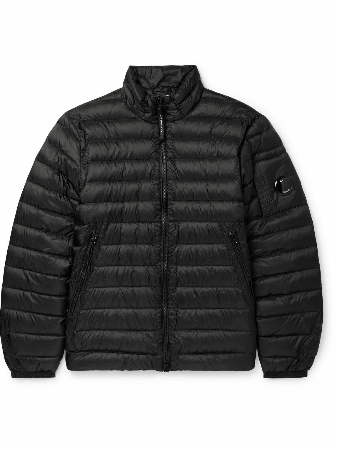 Photo: C.P. Company - Quilted Ripstop Down Jacket - Black